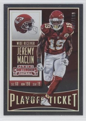 2015 Panini Contenders Playoff Ticket 94/199 Jeremy Maclin #5 1x1