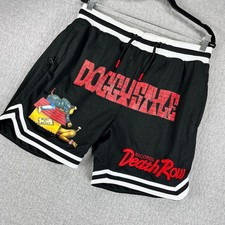 Pantalones Cortos Shoe Palace Death Row Records Hombres M Negro Doggystyle hip-hop Street rap