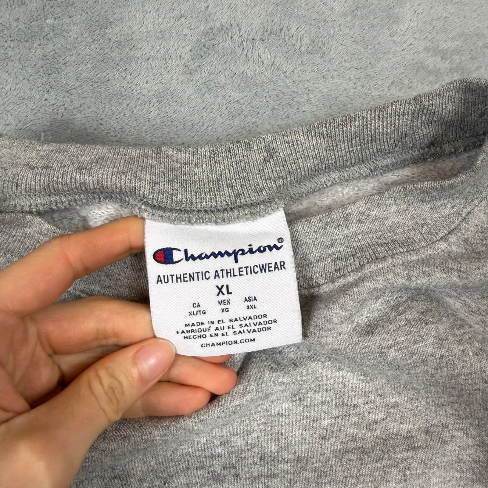 Vintage Champion Florida Gators 2000's NFL Grey Oversized XL Pullover Sweatshirt image 6