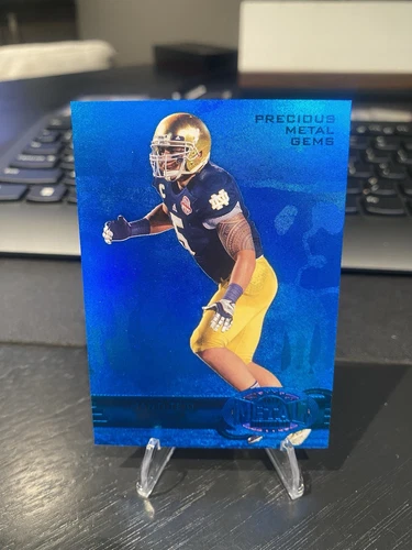 Manti Te'O 2013 Precious Metal Gems PMG Blue RC 3/50 SSP Notre Dame Chargers