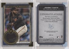 2019 Museum Collection Meaningful Material Relics Gold /25 Johnny Cueto Patch
