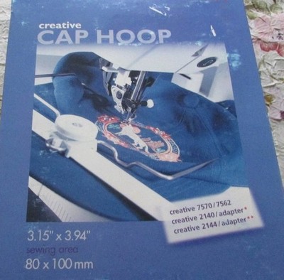 HTF NIB Pfaff 7560 7570 2140 2144 CAP Embroidery Hoop/Manual/Stabil EXC Complete