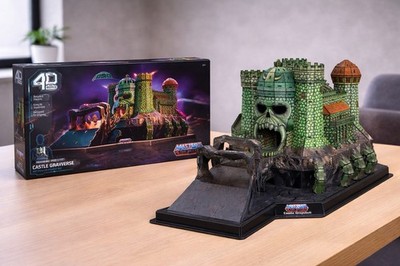 4D Build Masters Of Universe Castle GraySkull 3D Model Kit Amazon Exclusive Set