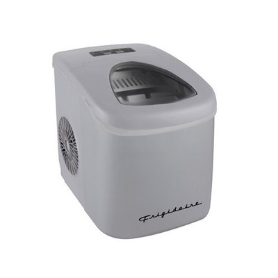 Frigidaire, 26 lbs. Retro Ice Maker, Bullet Shaped Ice, Silver, EFIC128