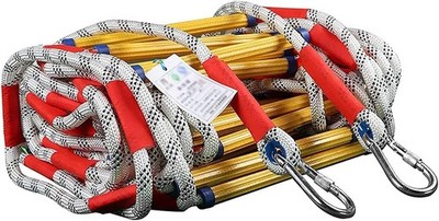 Feuerwehrleiter 8m wiederverwendbare Strickleiter für Arbeiten Wohnhaus Haus