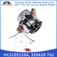 115V Blower Motor HC21ZE126A for Carrier, Bryant, Payne, Day & Night Furnaces