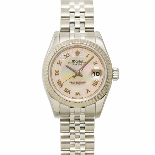 ROLEX Datejust 179174NRD Serial Z Automatic 750 WG Pink Shell Dial 90316942