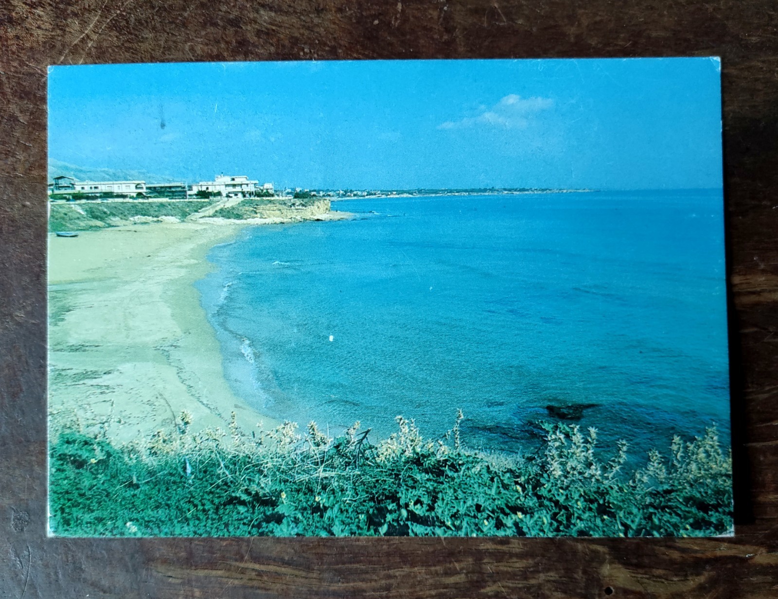 AVOLA Lido Pantanello 1989 Cartolina Postale Post Card ITA Leggere Descrizione