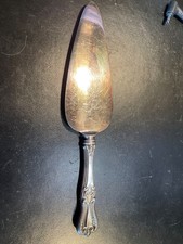 Vintage Sterling Silver Napkin Ring & Silver-Plated Cake Server/Antique
