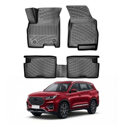 Custom Fit Floor Mats For 2020-2025 Chery Tiggo 8 Pro 5 Seat, TPE 3D All-Weather