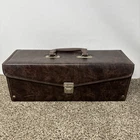 Atari 2600 16 Game Holder Vintage Leather Storage Case