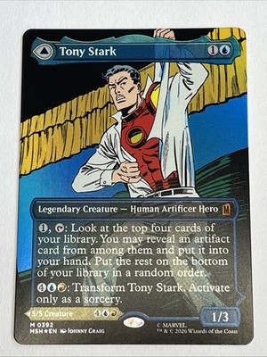 Wizards of the Coast MTG Tony Stark 0392 Foil Mythic Borderless