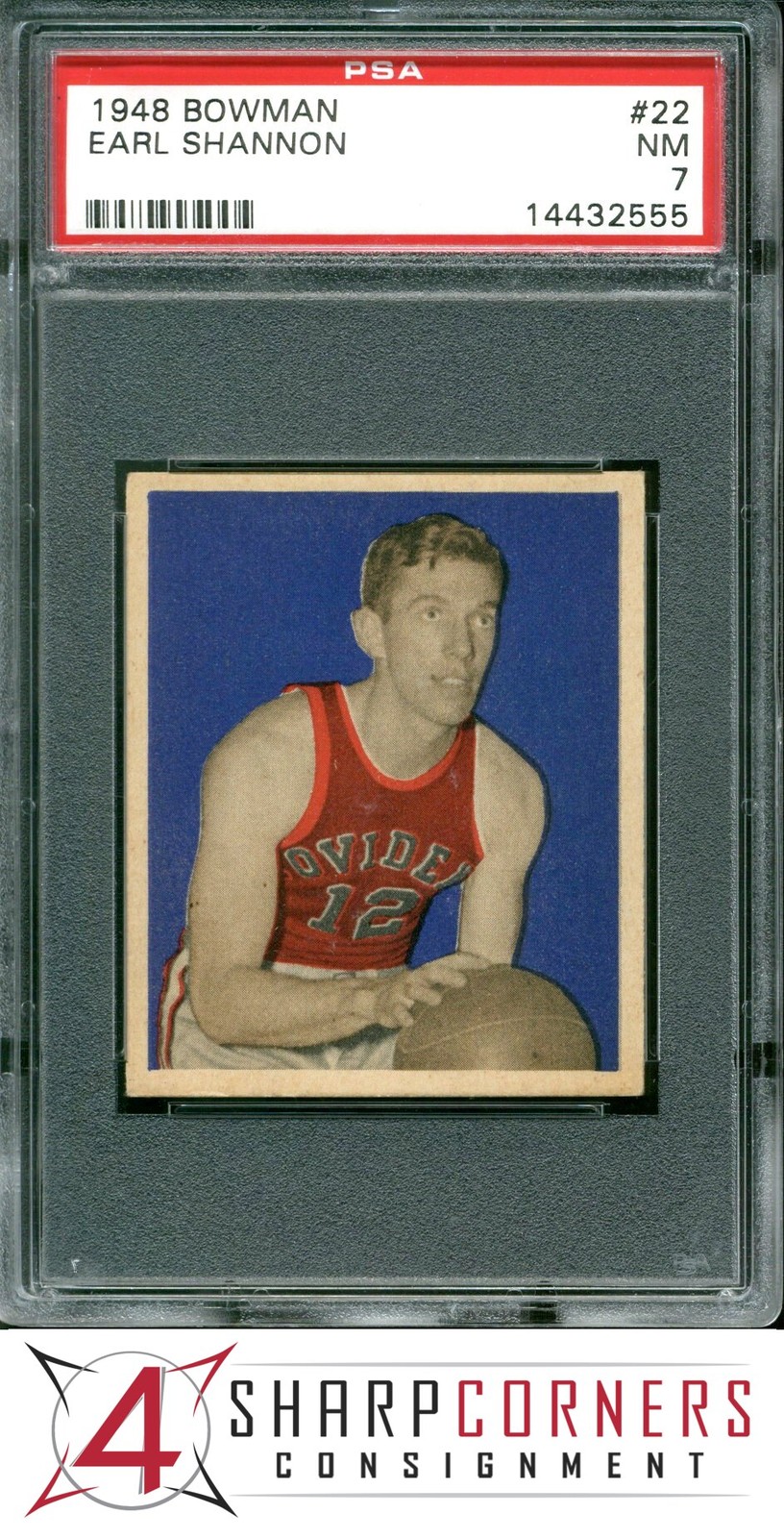 1948 BOWMAN #22 EARL SHANNON PSA 7