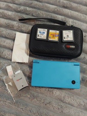 Nintendo DSi Blue Handheld System Bundle/ No Charger ~Tested