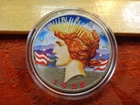 1922 United States Colorized Silver Peace Dollar $1 - No Reserve - Free S&H USA