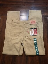 Levi's Boys 511 Stretch Twill Pants Size 14 NEW