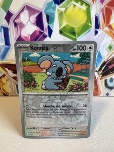 Komala 129/159 Reverse Holo Common Pokemon TCG S&V Journey Together NM