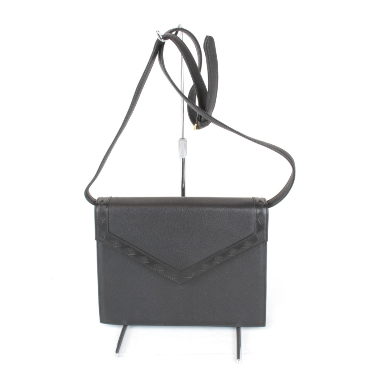 Borsa a tracolla "USATA" SAINT LAURENT in pelle nera ottime condizioni