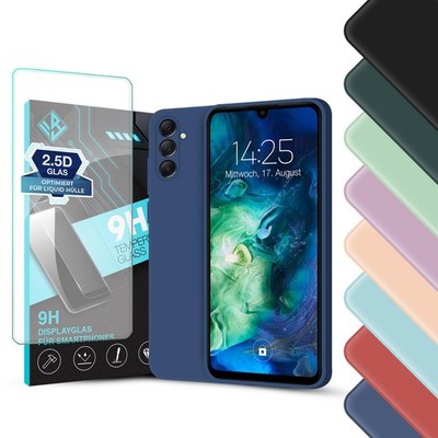 Handy Hülle für Samsung Galaxy A15 A15 5G Cover Case Bumper Schutzhülle 9H Glas