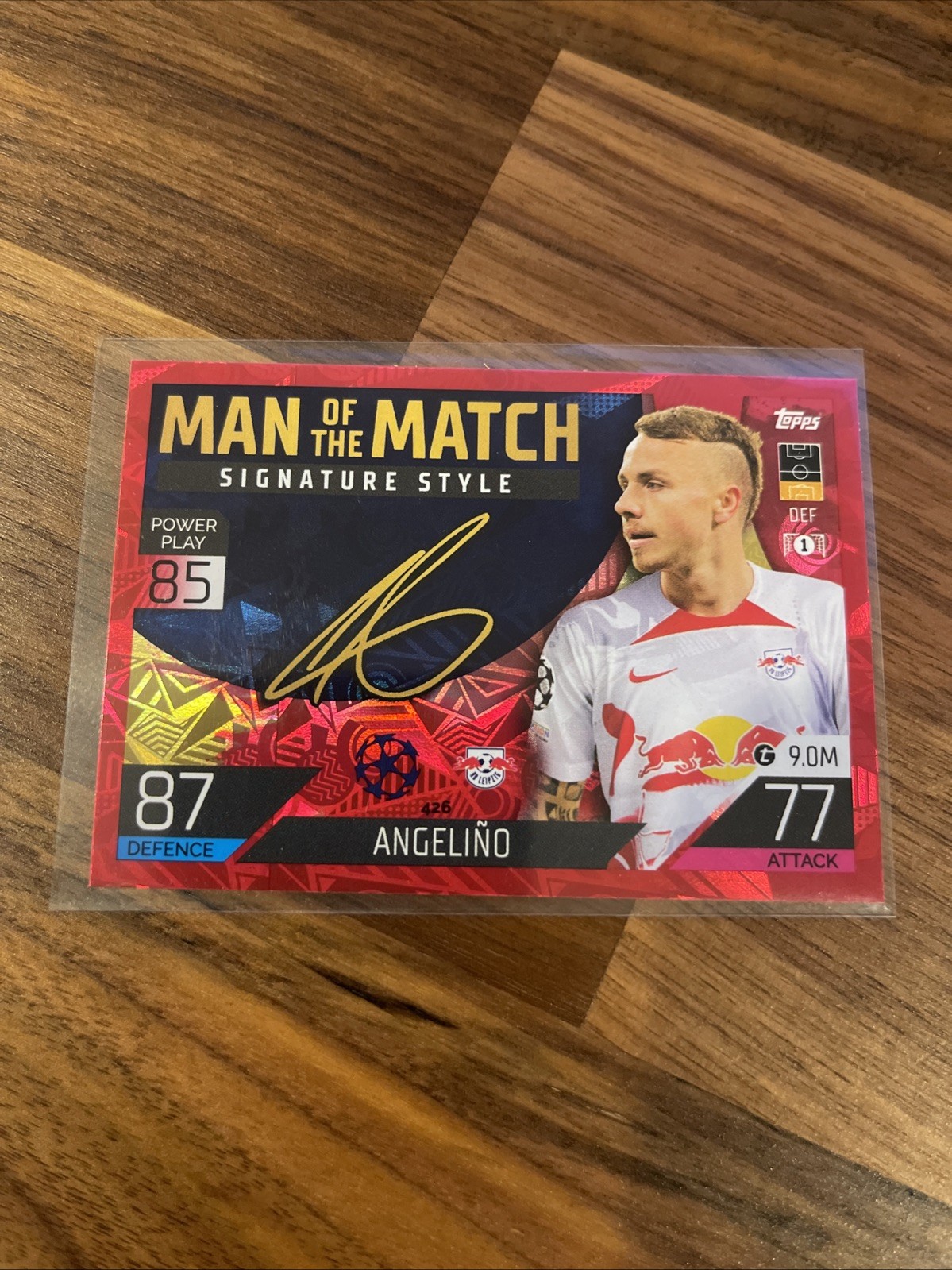 2022-23 Topps Match Attax UEFA Club Competitions Red Foil #426 Angelino Angeliño