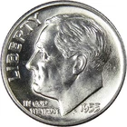 1955 D Roosevelt Dime BU Uncirculated Mint State 90% Silver 10c US Coin