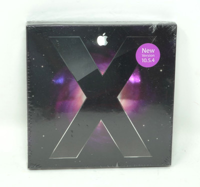 Apple Mac OS  Leopard X 10.5.4 Retail Box OEM Brand New & Sealed