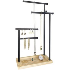 Jewelry Stand, 4-Tier Storage Necklace Holder Stand, Earring Holder Adjustable