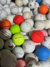 Mix of 100 Used Golf Balls Callaway, Titelist, etc. 