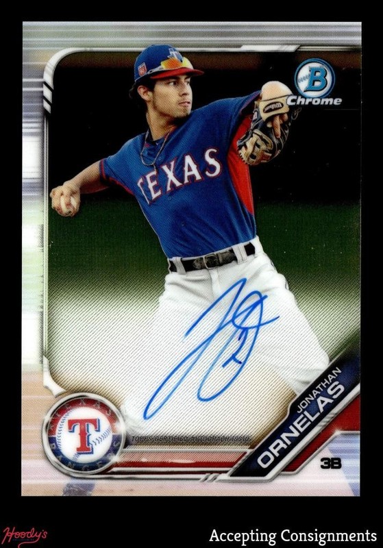 2019 Bowman Chrome Prospect Autographs #CPAJOR Jonathan Ornelas Rookie AUTO