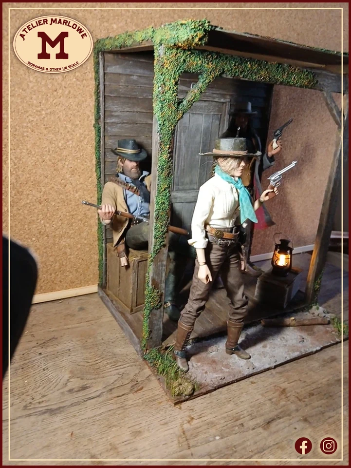 Diorama 1/6 scale western wood - Photo 2/4