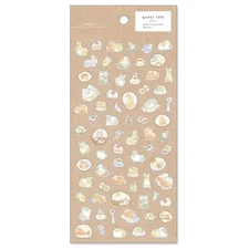 Quiet Life Rabbit Sticker Sheet Mini Size – MIND WAVE Bunny for Journals