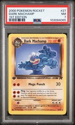 Dark Machamp 27/82 Team Rocket 1st Edition Non-Holo Rare
