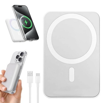 5000mAh Wireless Power Bank Magnetische Powerbank für iPhone 15/14/13/12/Pro Max