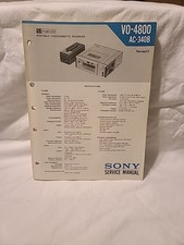 Original SONY VO-4800 Portable Videocassette ...