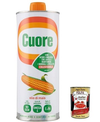 Olio Cuore olio mais aus Maissamenöl Maiskaimöl Maisöl Corn Oil 1Lt+Polpa