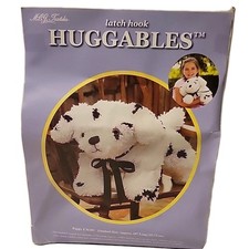 Puppy Latch Hook Kit 36105 MCG Textiles Huggables Make A Plush dog OPEN BOX