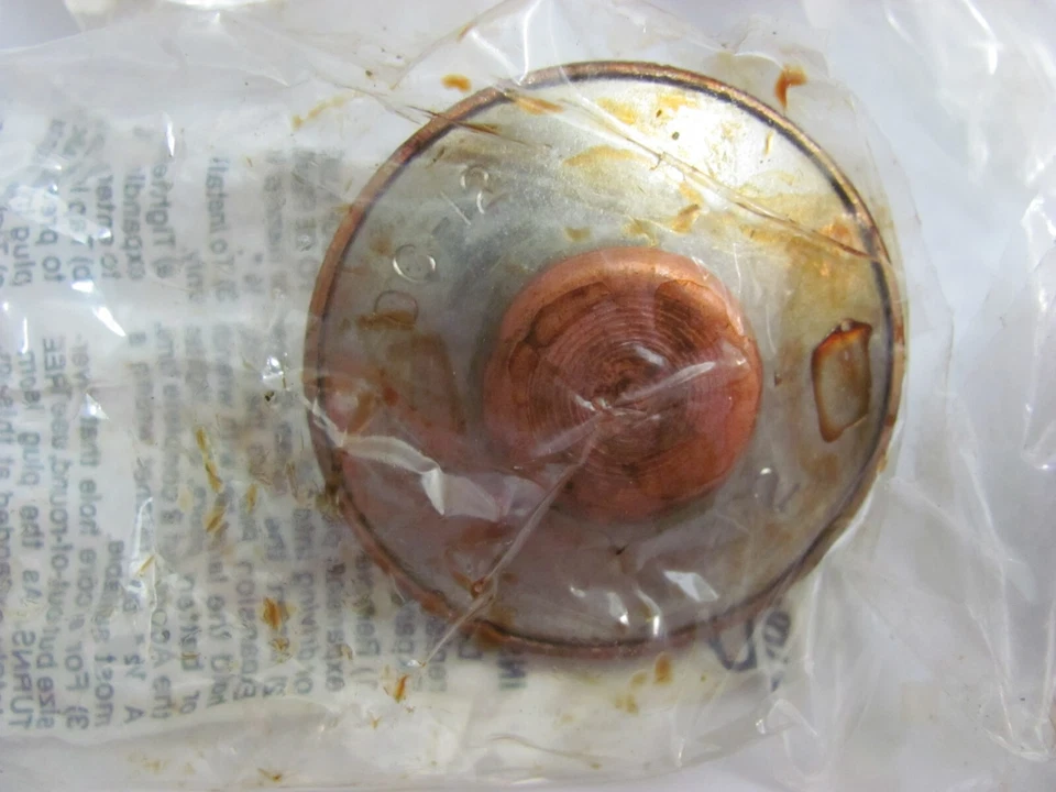 Caja Dorman genuina de 5 tapones de expansión de congelación de cobre de 2" DC12 568-012 NOS Foto 3 de 4