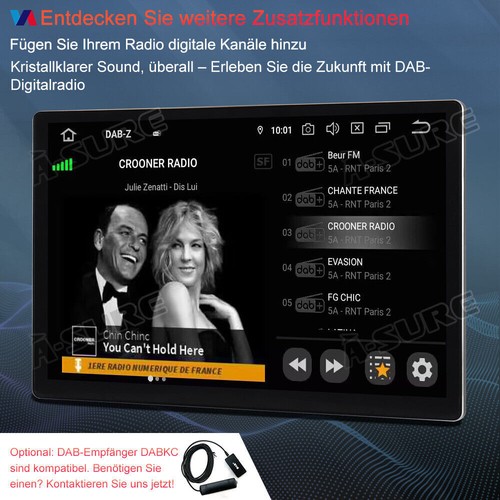 13.1" 4+64GB Android 14 Autoradio 2K Carplay GPS Für VW T5 Multivan Transporter - Bild 14 von 19