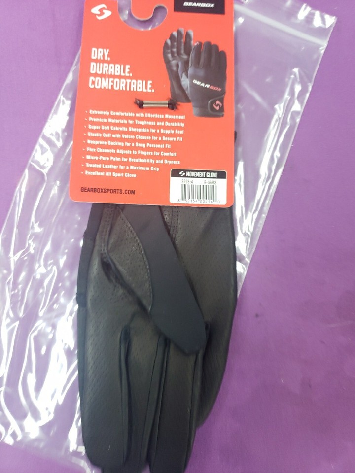 GEARBOX RACQUETBALL GLOVE. MOVEMENT. BLACK. RIGHT HAND Size Medium M 1 GLOVE eBay