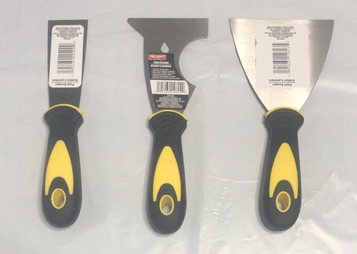 3 Stück Spachtelmesser 1,5" 3", & 4" Spachtel Messer Set Maler Tapetenschaber Werkzeuge - Bild 34 von 34