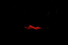 Landscape mountains snow starry night Custom Gaming Mat Desk