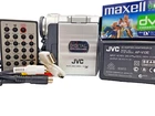 JVC GR-DX25E MiniDV PAL Digital Video Camera Camcorder iLink Vintage Silver