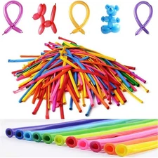1 to 200 Animal Flower Party Twist Latex Tying Magic Long Balloons Fashion Color