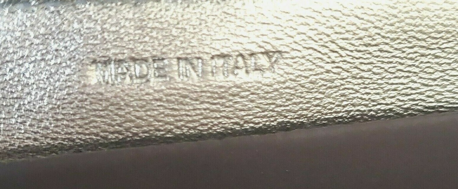 AUTHENTIC $475  PRADA  NAPPA GAUFRE METALLIC SILV… - image 10