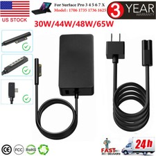 For Microsoft Surface Pro Book Laptop 1 2 3 4 5 6 7 8 X Ac Adapter Charger 1706