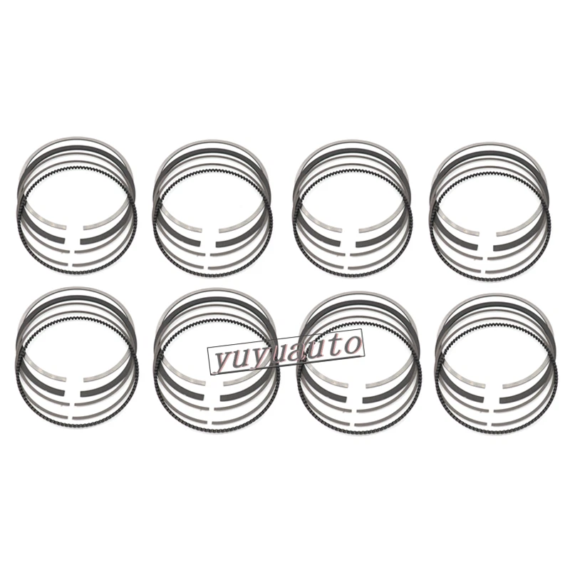 8x anillos de pistón OEM STD Φ87 mm para BMW 740i 740Li 540i E60 E65 E66 N62B40 4,0 L Foto 2 de 4