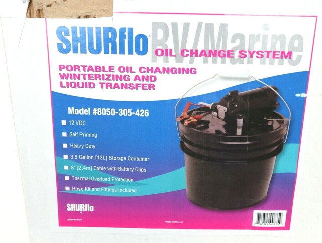Shurflo 8050-305-426 RV/Marine Oil Change System 3.5 Gallon - 12 Vol | eBay