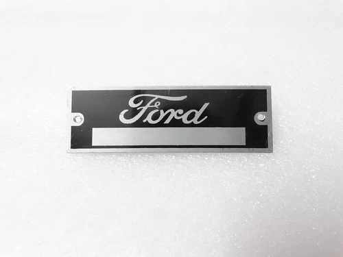 Ford Data Plate Serial Number ID Tag Hot Street Rod Rat For Ford Motor Company