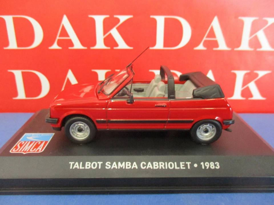 Die cast 1/43 Modellino Auto Talbot Samba Cabriolet 1983 - Immagine 2 di 4