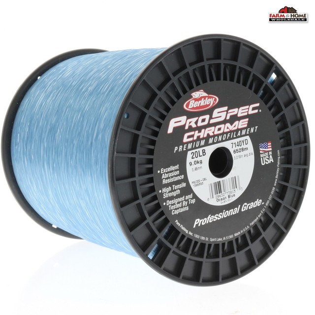 Monofilament Fishing Line 20lb Test 7140yds Blue New eBay